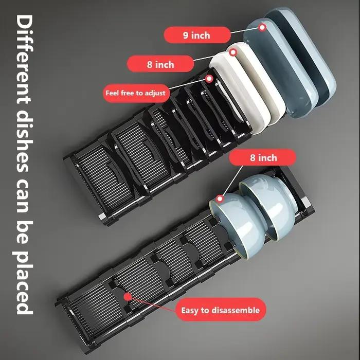 Rangement de vaisselle pour armoire de cuisine, égouttoir à vaisselle intégré T1, synchronisation des assiettes, accessoires de cuisine T1