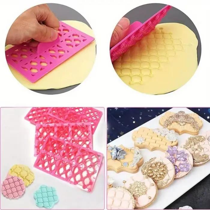 Moules de décoration de gâteaux en plastique avec motifs papillon et gaufrage pour biscuits fondants et outils de cuisson DIY occasions festives