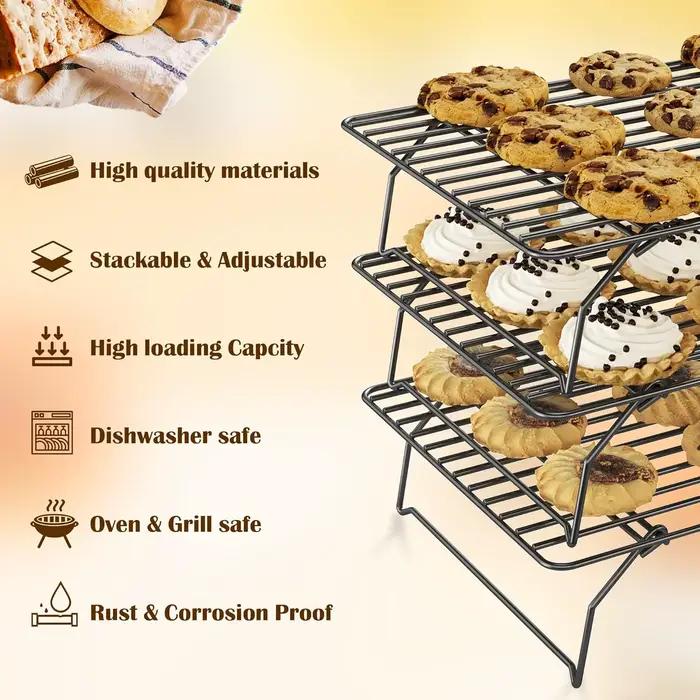 Support de refroidissement empilable pour la cuisson