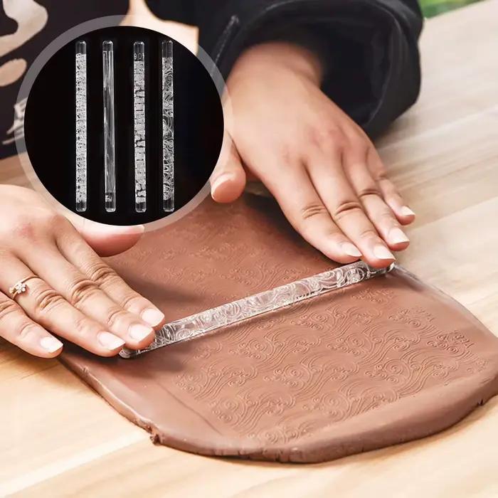 Rouleau à pâtisserie en gaufrage texturé