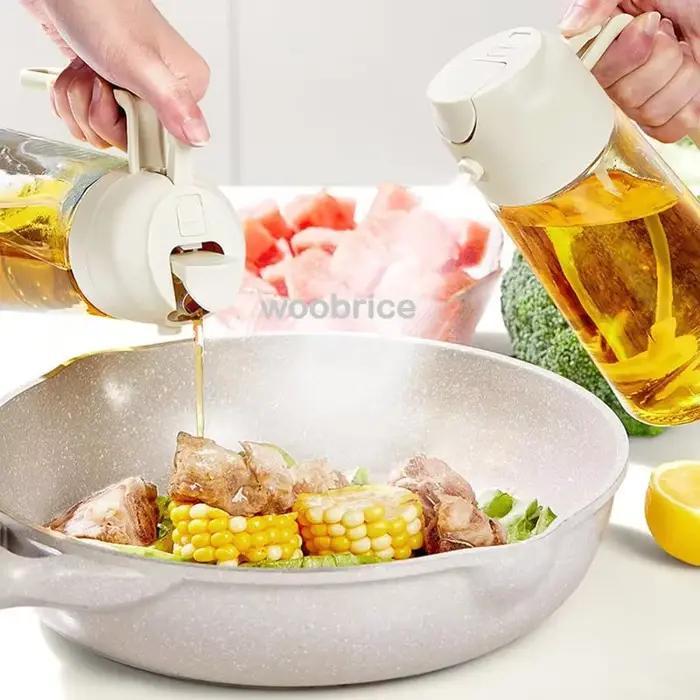 Bouteille de pulvérisation d'huile d'olive pour cuisine versatile et élégante pour herbes et épices polyvalente à offrir pour divers usages et occasions