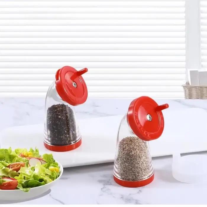 Moulin à graines de sésame, distributeur de graines de sésame de 75 ml, outil de broyage de graines multifonctionnel pour la cuisine, moulin à sésame manuel pour la cuisine