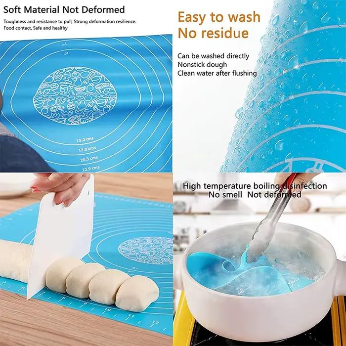 Tapis de pâtisserie en Silicone antiadhésif