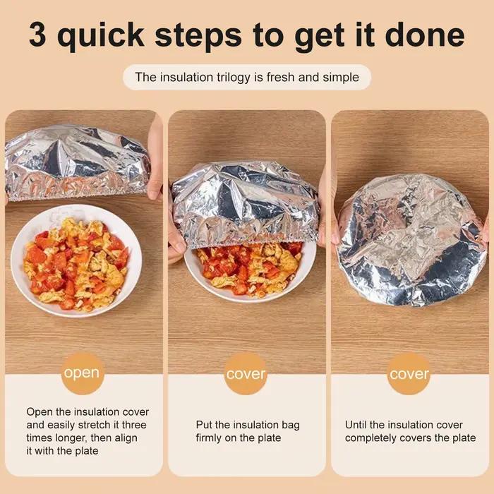 Couverture en aluminium pour aliments
