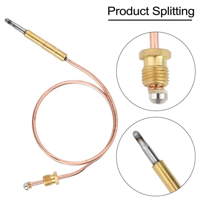 Sonde Thermocouple de 400mm avec Protection Anti-Extinction de Flamme pour Mesure Précise et Sécurité Accrue Occasions Industrielles et Domestiques