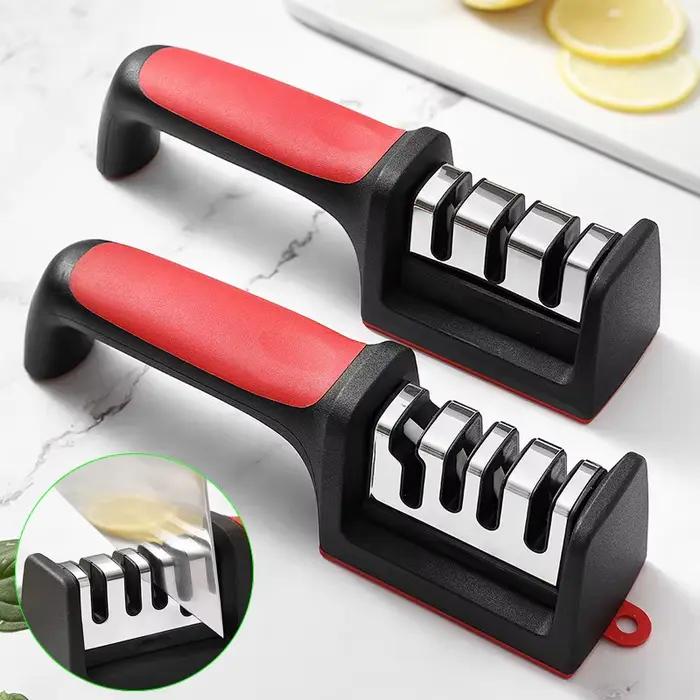 Affûteur de couteaux de cuisine multifonctionnel à 3/4 segments