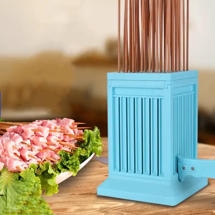 Coupe-viande à cordes pour viandes, 49 grilles, rôtissoire, bœuf d'agneau, brochette de Barbecue, Camping en plein air, Kebab, accessoires de cuisine, outils de Barbecue