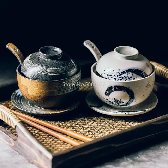Tasse à soupe en céramique de style japonais