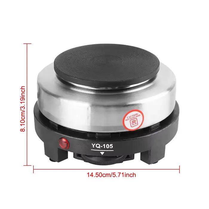 Appareil de cuisine multifonctionnel plaque chauffante 500W gris clair pour café lait eau et autres boissons à chauffer occasionnels et cadeaux
