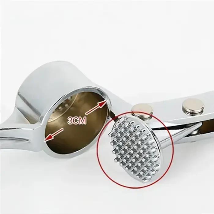 Presse-ail manuel en acier inoxydable, Gadget de cuisine pour la maison, parfait pour la pâte d'ail, hachoir au gingembre, accessoire de cuisine indispensable