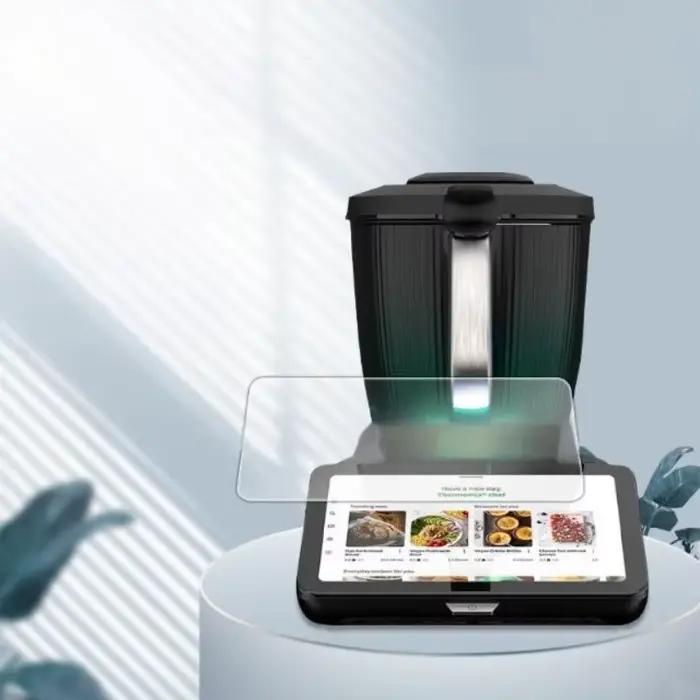Nouveau protecteur d'écran en verre trempé pour Thermomix TM7, verre anti-empreintes digitales, verre à haute teneur en alumine, accessoires pour mélangeur transparent