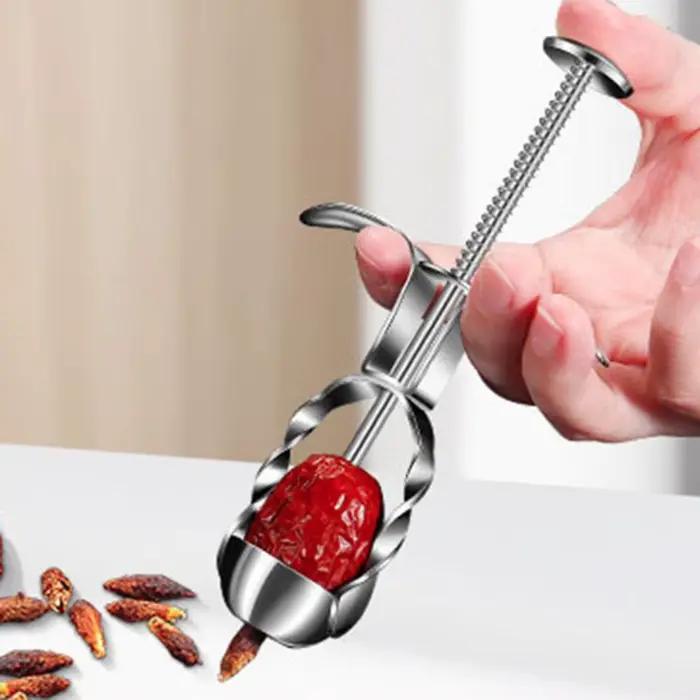 Dénoyauteur de cerises en acier inoxydable