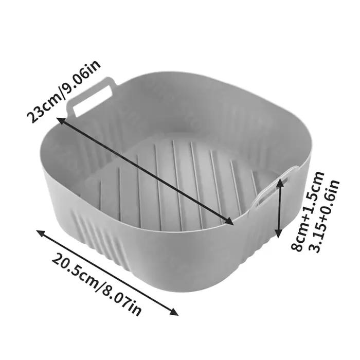 Moule carré pour friteuse à air de 23 cm