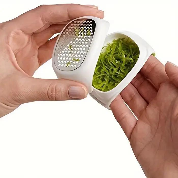 Râpe en acier inoxydable 1 pièce pour zester, râper et hacher sans effort le gingembre, l'ail, le fromage et les légumes – Durable et facile à nettoyer