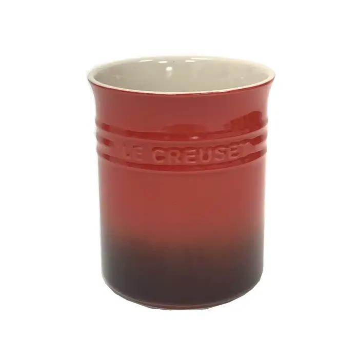 Porte-ustensiles de cuisine en porcelaine pour comptoir, organisateur de rangement en céramique pour couteaux, cuillères et fourchettes, conteneur pour outils de cuisine