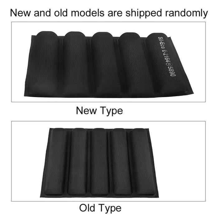 Moule à pain en Silicone de forme oblongue, ustensiles de cuisson pour pain français, poêle à Baguette, plateau de cuisson français, ustensiles de cuisson en Silicone