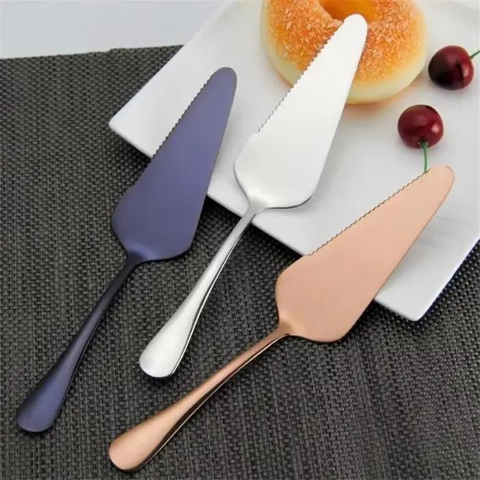Couteau à pelle à gâteau en acier inoxydable