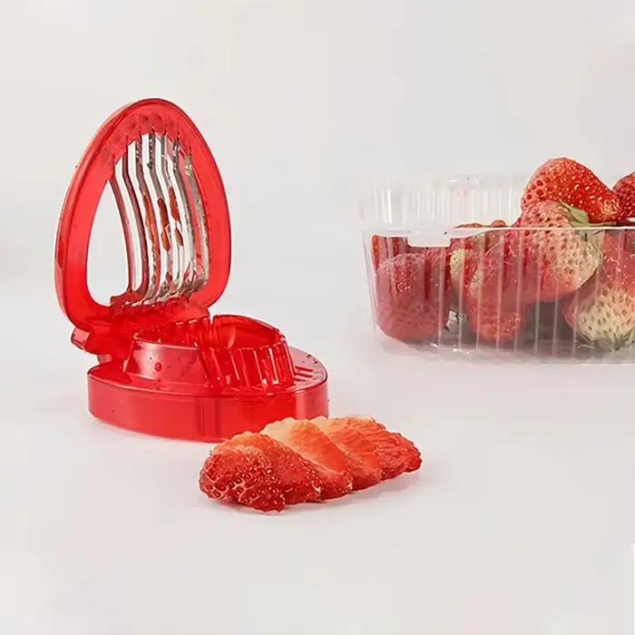 Coupe-fraises en acier inoxydable, lame tranchante, petit outil pour décorer les coupes à dessert, les supports à gâteaux, la décoration du pain fait maison