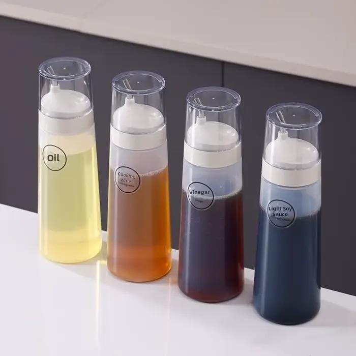 Bouteille à presser en plastique pour condiments