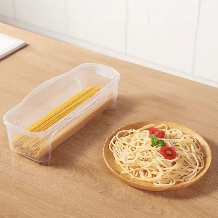 Boîte de cuisson de pâtes au micro-ondes avec filtre
