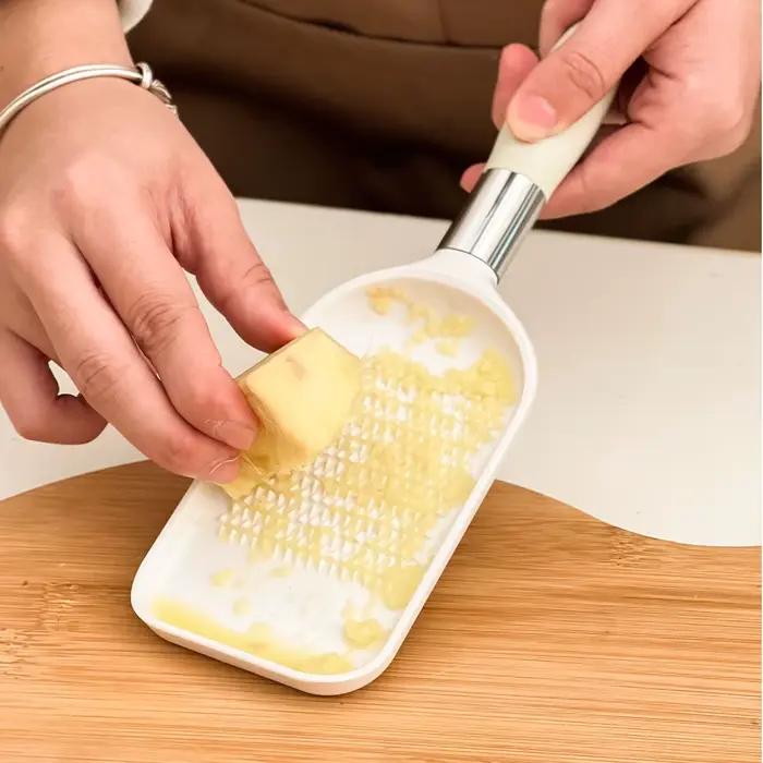 WORTHBUY râpe à gingembre multi-fonctionnelle manuelle gingembre ail Masher fruits légumes meulage hachoir à main outil de cuisine