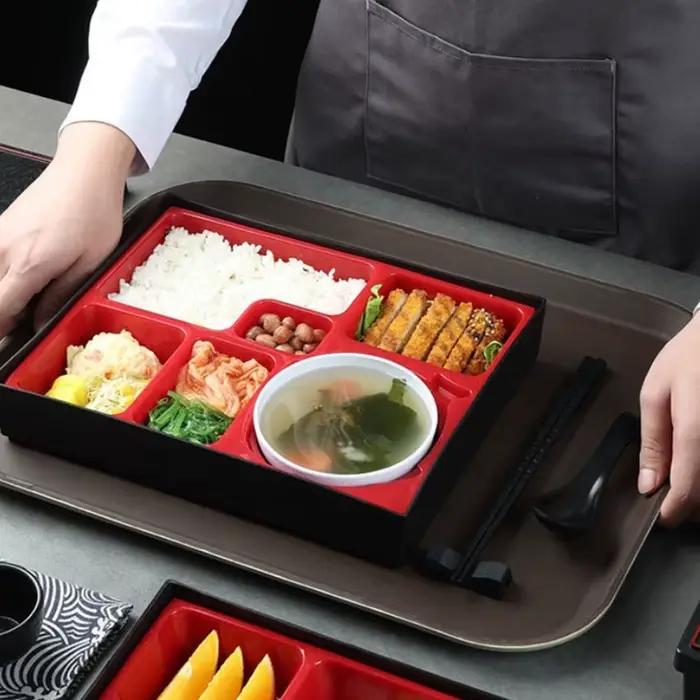Boîte de rangement alimentaire JETTING avec compartiments pour déjeuner professionnel, plateau pour travailleurs, récipient alimentaire portable et multifonctionnel pour maison, bureau, camping et événements familiaux