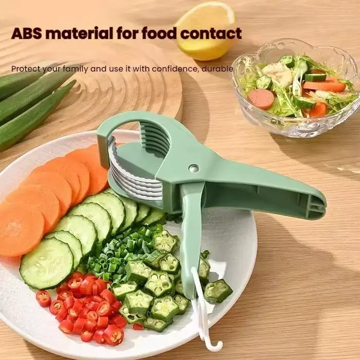 Coupe-carottes en acier inoxydable, outils de cuisine, coupe-légumes et fruits, coupe-salade multifonctionnel, accessoires de cuisine, 1 pièce