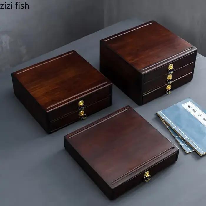Boîte de rangement de gâteaux au thé