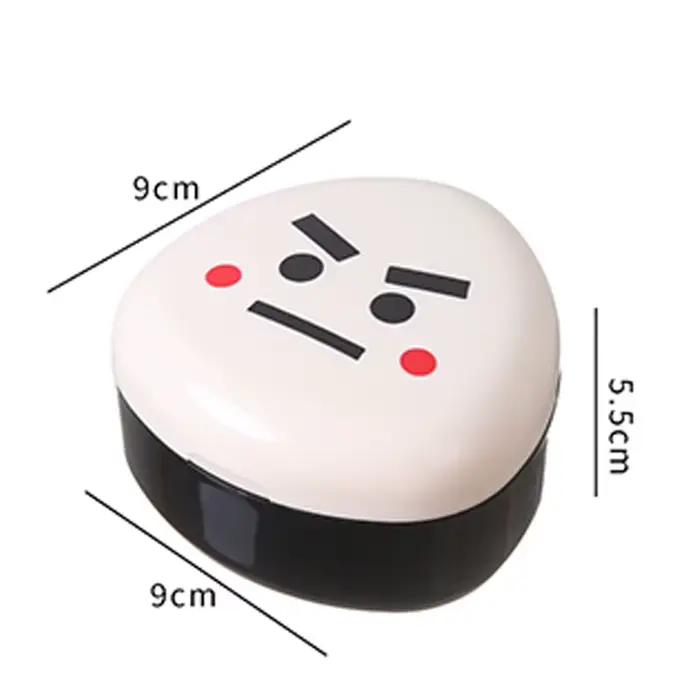 Boîte à Bento triangulaire de dessin animé mignon