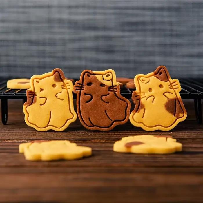 Moule à Biscuits en Forme de Chaton de Dessin Animé