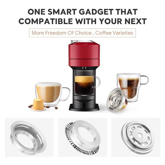 Adaptateur réutilisable pour dosette de café Vertuo Pop Next, accessoires Barista Abrts to Abrts