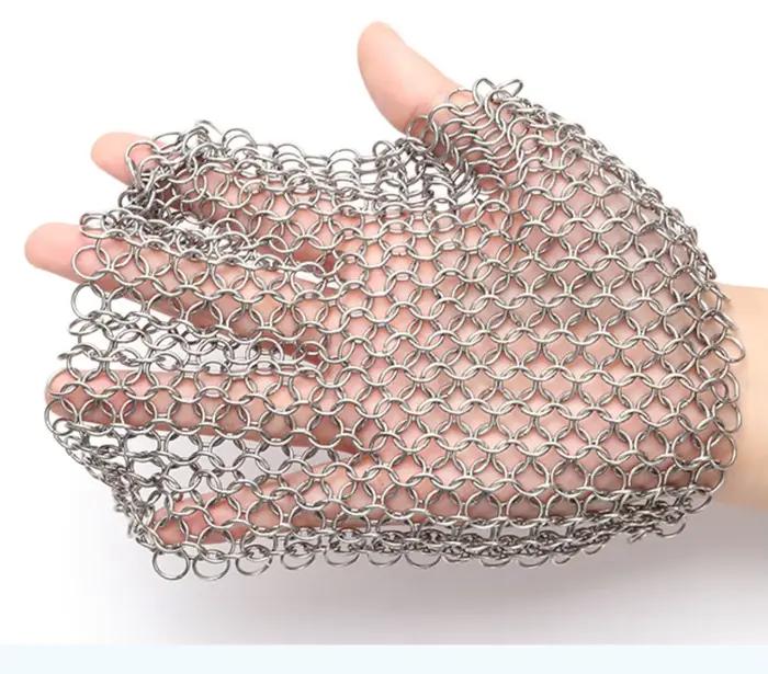 Net de nettoyage de cuisine en acier inoxydable