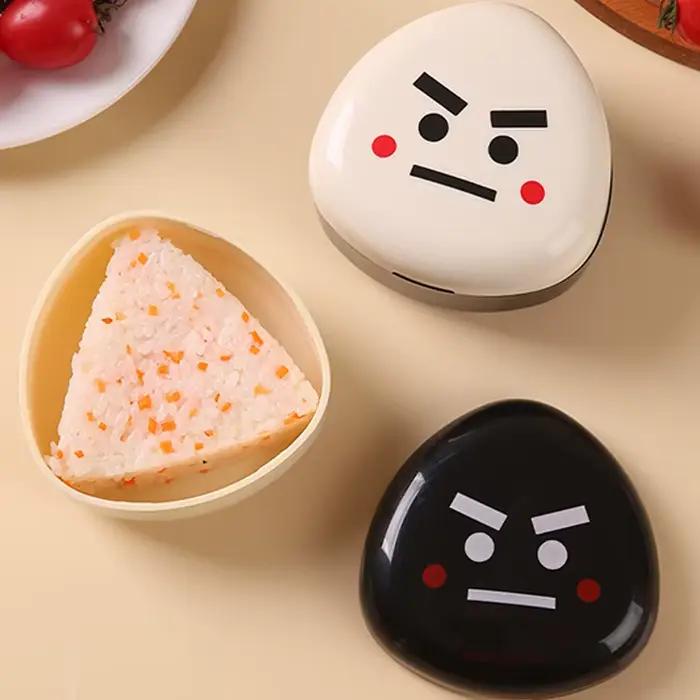 Boîte à Bento triangulaire de dessin animé mignon