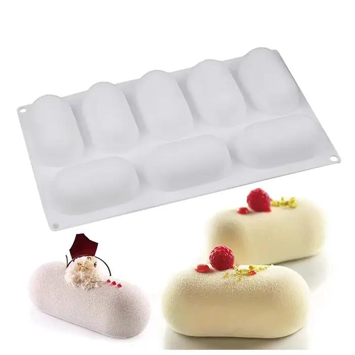 Moule en silicone pour gâteau mousse fleur d'oignon rose carré rond dessert occasion spéciale pâtisserie française chocolat bougie