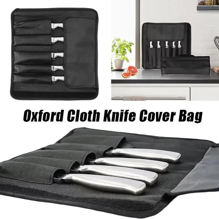 Sac à couteaux de Chef Portable multifonctionnel noir
