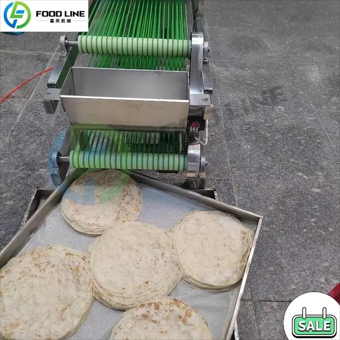 Machine à pain arabe commerciale automatique, machine à pain pita du Moyen-Orient, machine à crêpes indiennes / machine à tortillas mexicaines
