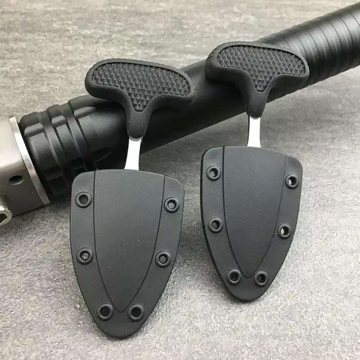 Couteau multifonction en acier inoxydable avec collier de transport pour camping et activités de plein air occasions spéciales