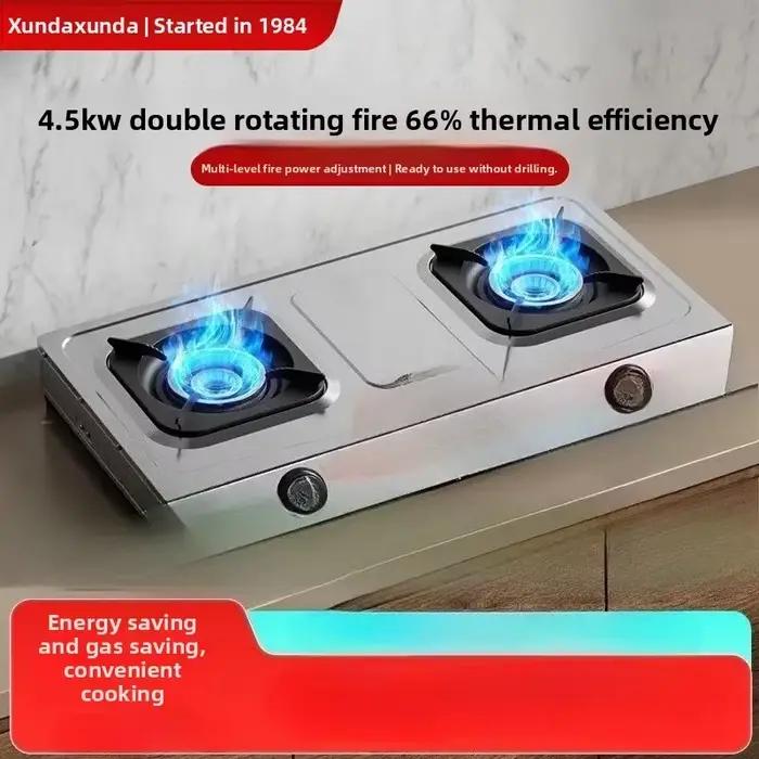 Cuisinière à gaz Xunda à double brûleur