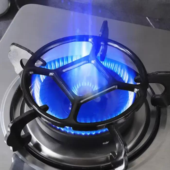 Support de poêle auxiliaire T1 en galvanisé avec émail pour cuisson stable et sûr à offrir pour cuisine et bricolage
