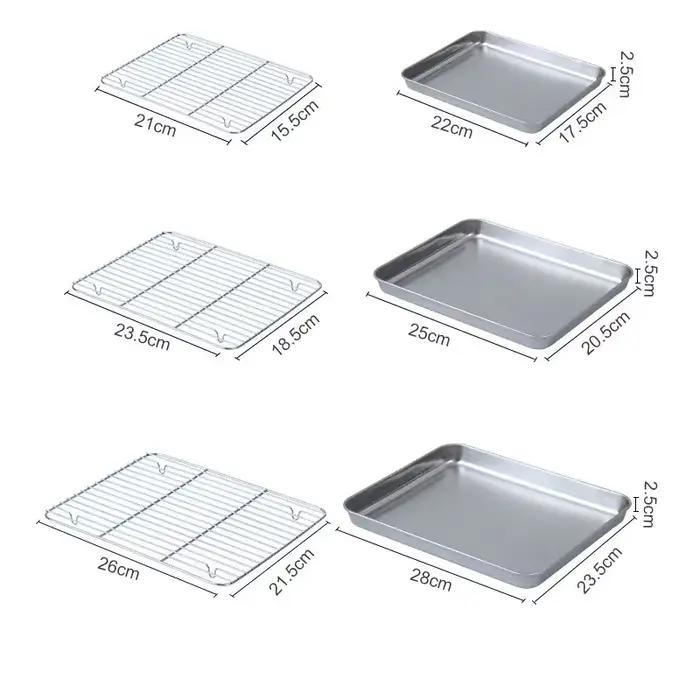 Plateau de Barbecue en acier inoxydable