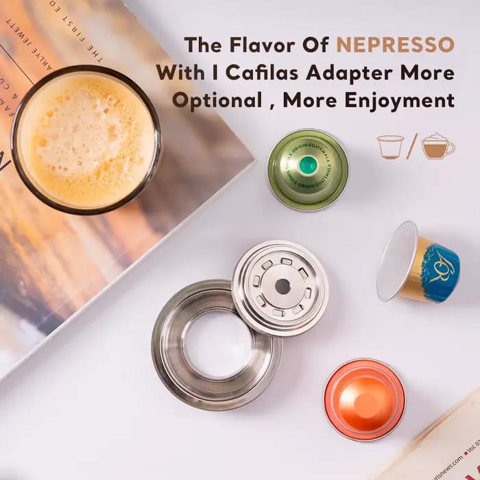 Adaptateur réutilisable pour dosette de café Vertuo Pop Next, accessoires Barista Abrts to Abrts