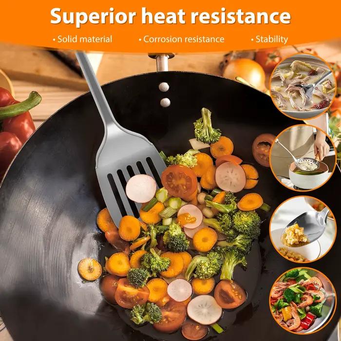 Ensemble d'U〜de Cuisine Durables en Acier Inoxydable
