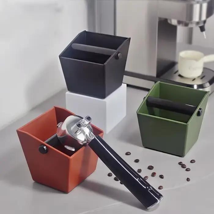 Récipient de marc de café expresso en ABS avec design épuré et ouverture conviviale pour amateurs de café et professionnels occasions spéciales