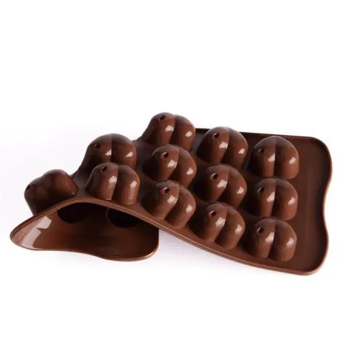 Moule à chocolat en silicone 12 cavités pour pâtisserie fondant barre chocolatée gâteau décoration occassions spéciales femmes amateurs pâtisserie