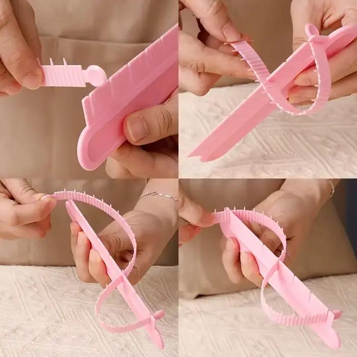 1 pièce Outil de décoration de gâteaux courbé avec règle graduée