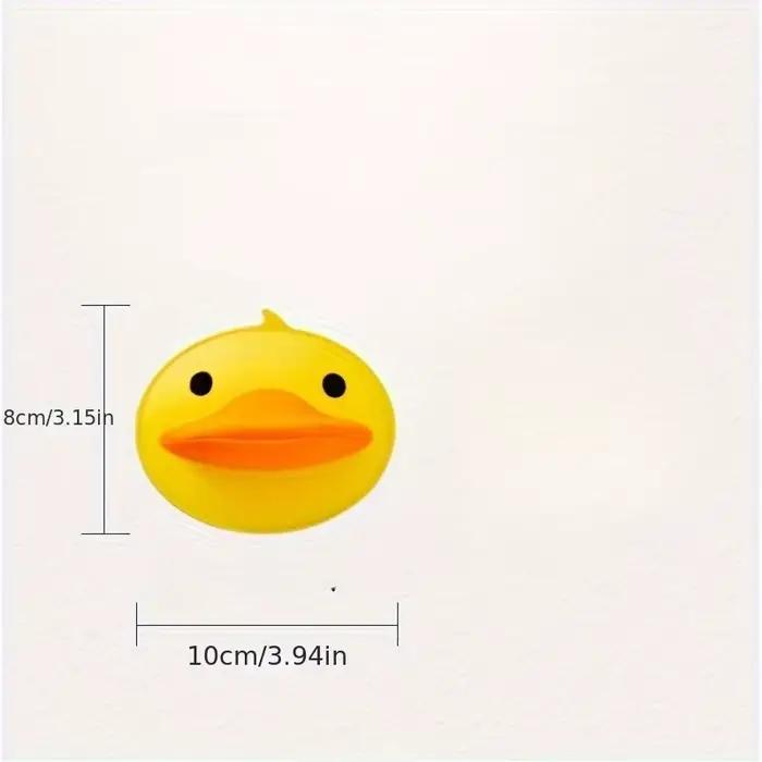 AdTosYellow Canard Silicone Pot Holders, Degré de chaleur, Mini four Gants pour Kijavtchen Cooking & Baking-Kitchen, 2PCs