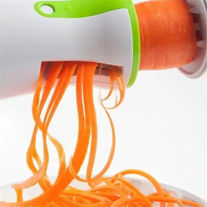 LMETJMA Coupe-légumes robuste pour pâtes de courgettes, spaghetti et spirales KC0335 pour une cuisine plus saine