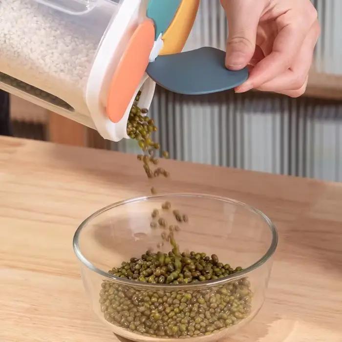 Boîte de rangement en plastique pour céréales de cuisine