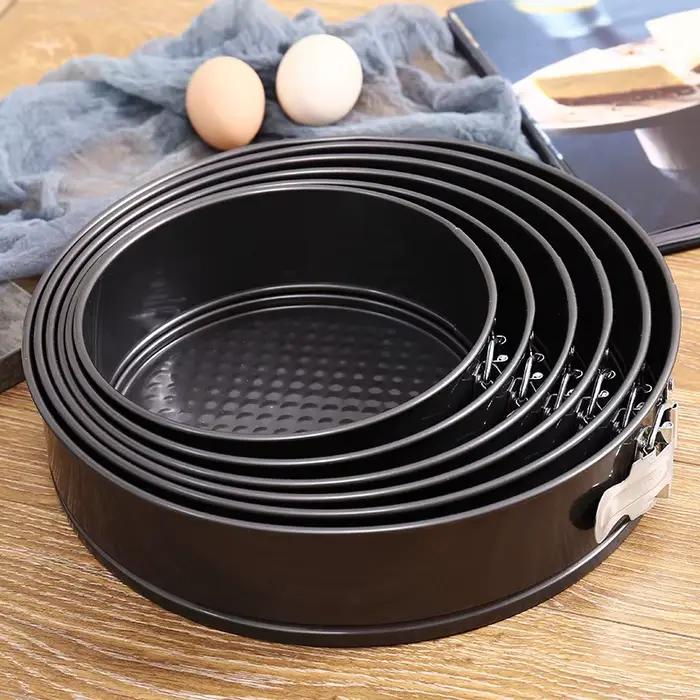 PizzAtHome – moule à gâteau à ressort rond antiadhésif, moule à ressort pour Cheesecake, gâteaux de mariage, Quiches à fond amovible