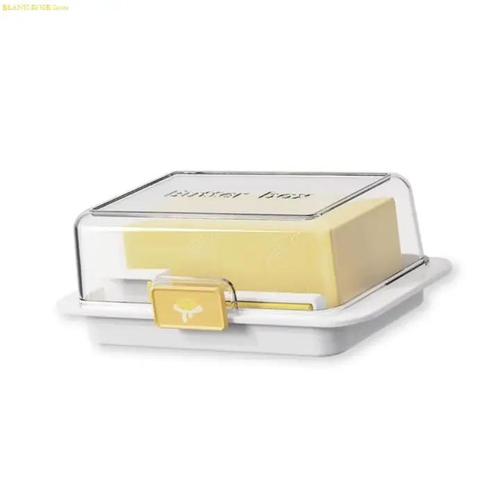 Nouveau plat beurre avec couvercle beurre divisant boîte rangement Récipient Cuisine rangement rangement